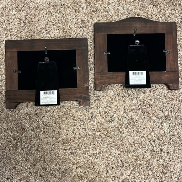 Rustic Brown Wooden Picture Frame Set - Picture 4 of 4